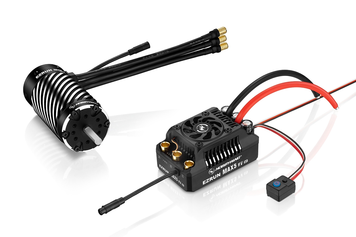 Fotografie produktu: HOBBYWING COMBO MAX5 HV G2 s EZRUN 56118SD 800Kv - černý