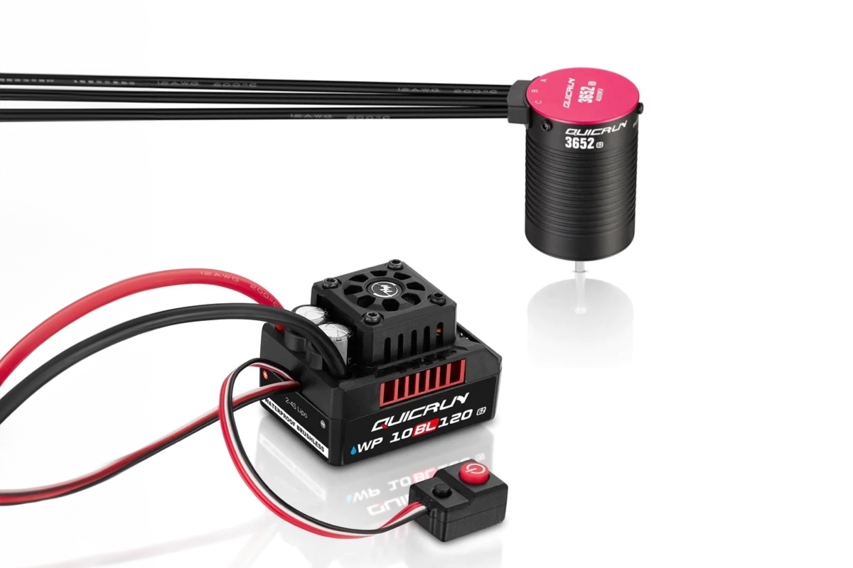 Fotografie produktu: HOBBYWING COMBO QuicRun 10BL120 G2 s 3652SL 5400Kv