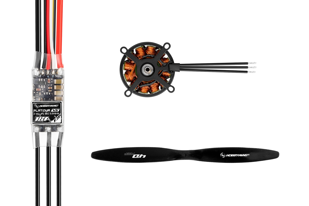 Fotografie produktu: HOBBYWING Platinum F3P 4D Combo