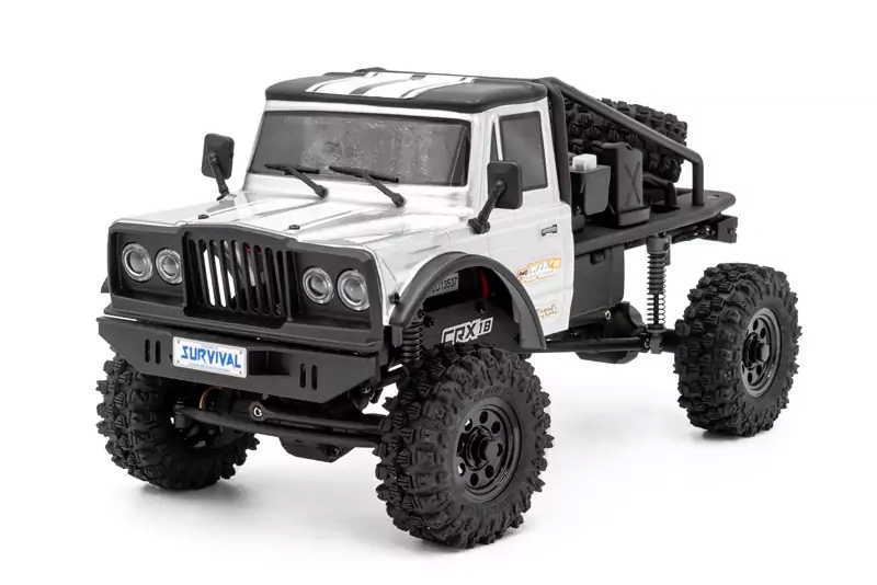 Fotografie produktu: RTR HOBBYTECH CRX18 Truck Trial 1/18, 4wd, Honcho verze, - stříbrný