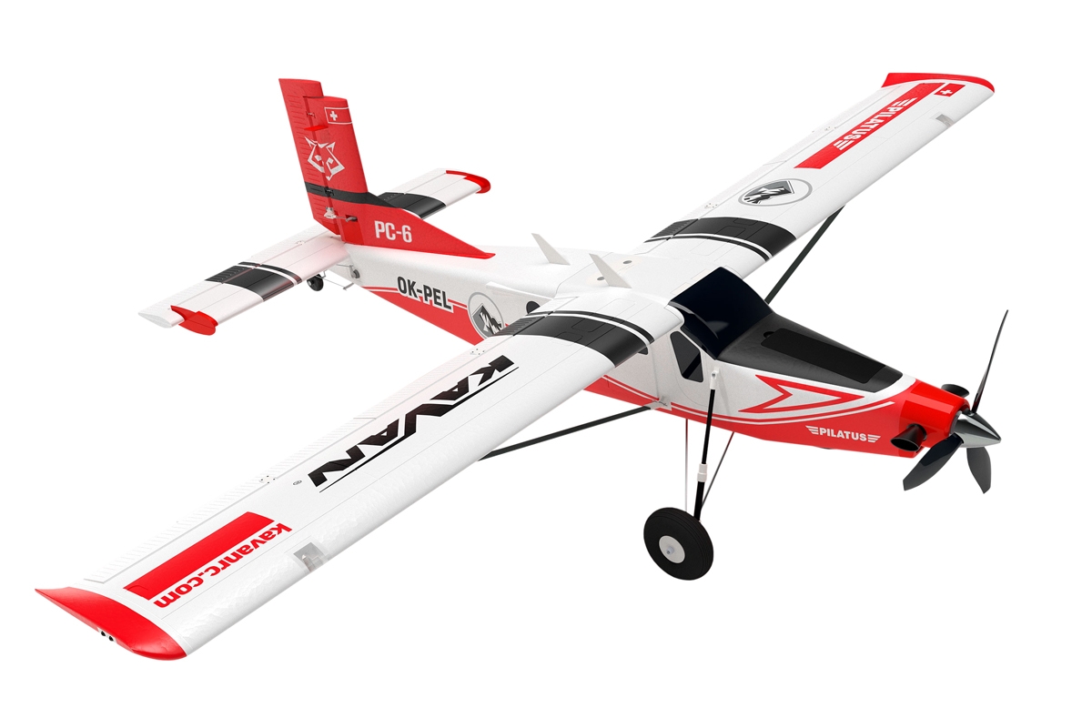 Fotografie produktu: KAVAN Pilatus PC-6 Porter 1500mm ARF - červená