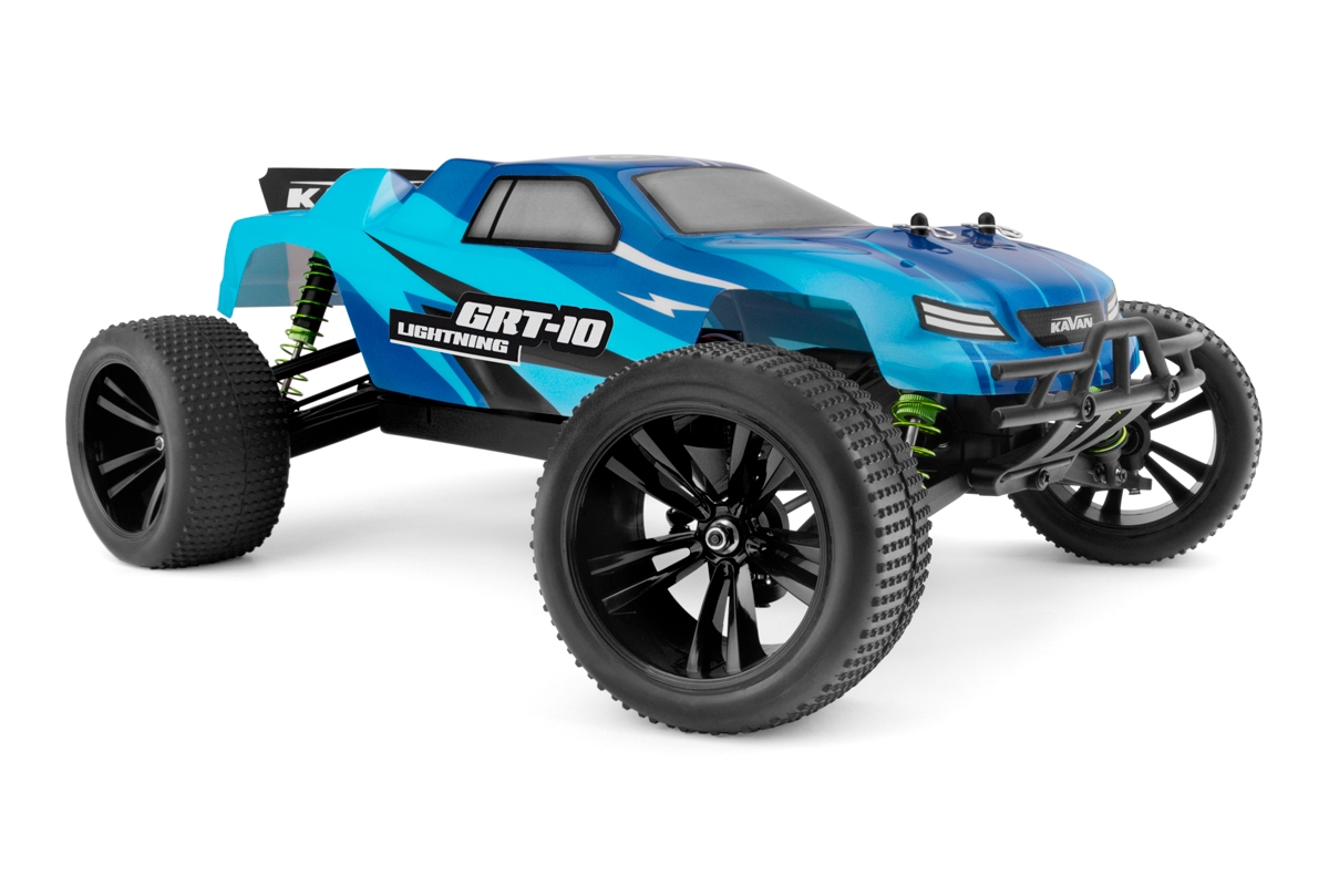 Fotografie produktu: KAVAN GRT-10 Lightning 2,4 GHz 4WD Truggy 1:10 - Modrý