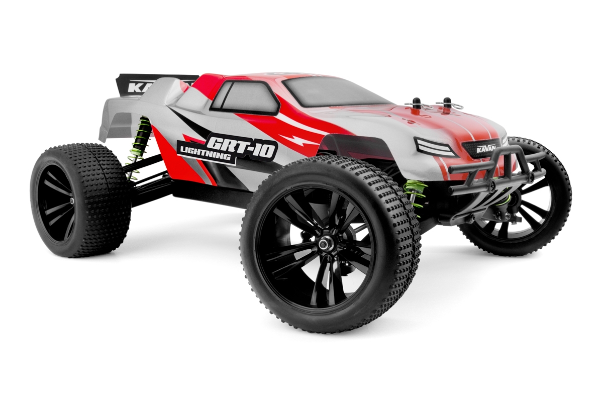 Fotografie produktu: KAVAN GRT-10 Lightning Brushless 2,4 GHz 4WD Truggy 1:10 - Červený