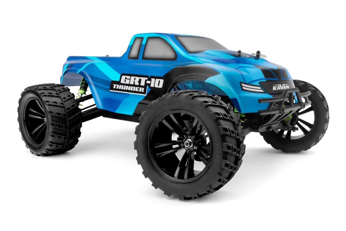 Fotografie produktu: KAVAN GRT-10 Thunder 2,4 GHz 4WD Monster Truck 1:10 - Modrý
