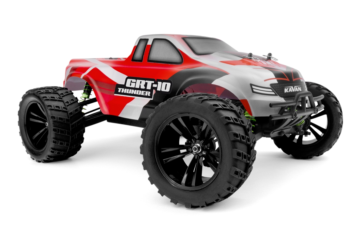 Fotografie produktu: KAVAN GRT-10 Thunder 2,4 GHz 4WD Monster Truck 1:10 - Červený