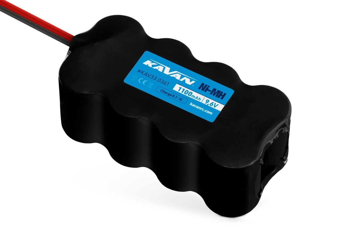 Fotografie produktu: KAVAN NiMH 1100mAh/9,6V - kostka