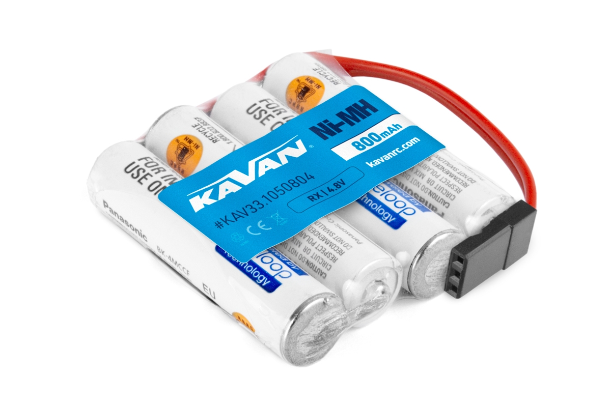 Fotografie produktu: KAVAN 4.8V 800 AAA ENELOOP Sanyo RX 4čl. přijímačový (plochý)