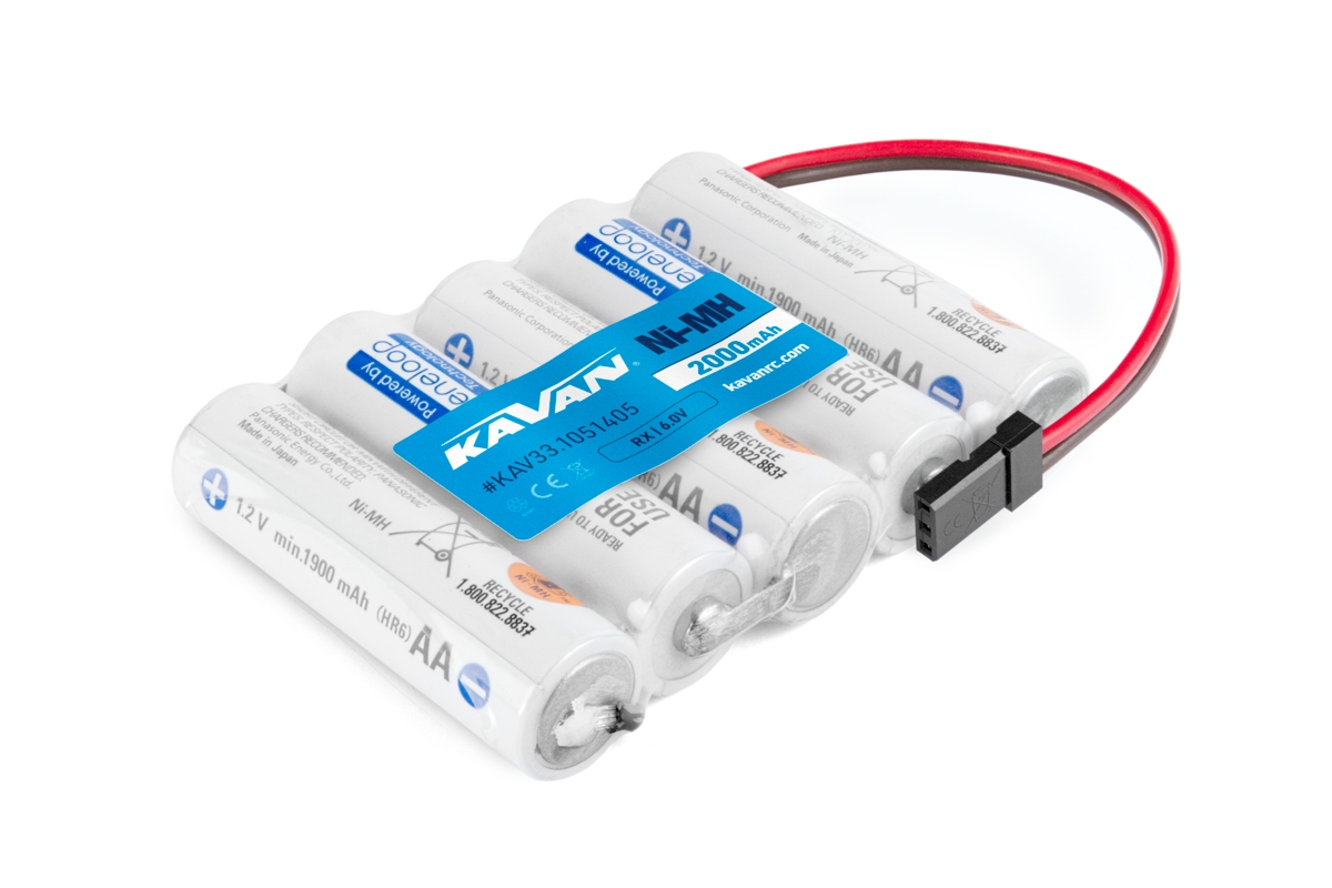 Fotografie produktu: KAVAN 6.0V 2000AA ENELOOP Sanyo RX 5čl. přijímačový (plochý)