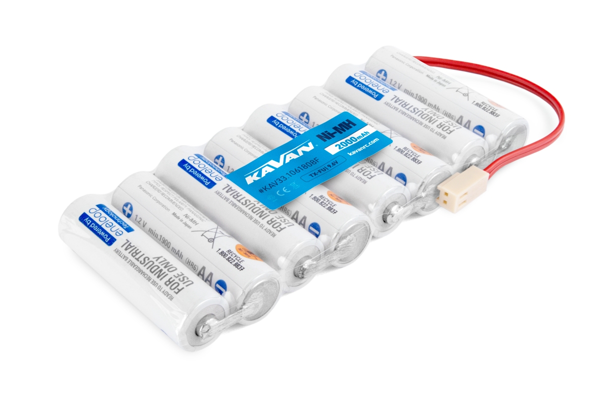 Fotografie produktu: KAVAN 9.6V 2000AA Sanyo ENELOOP TX-FU 8čl. vysílačové