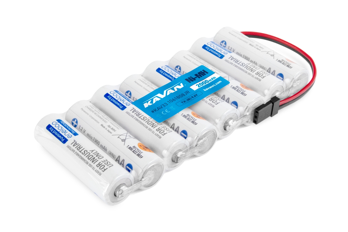 Fotografie produktu: KAVAN 9.6V 2000AA Sanyo ENELOOP TX-JR 8čl. vysílačové