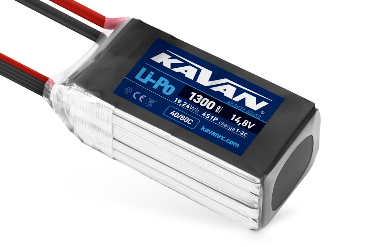 Fotografie produktu: KAVAN Li-Po 1300mAh/14,8V 40/80C 19,24Wh