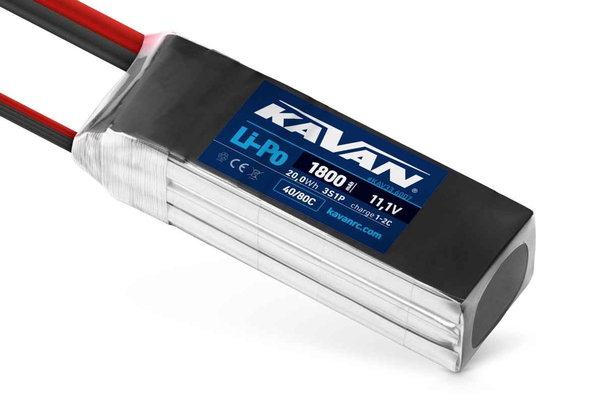Fotografie produktu: KAVAN Li-Po 1800mAh/11,1V 40/80C 20,0Wh