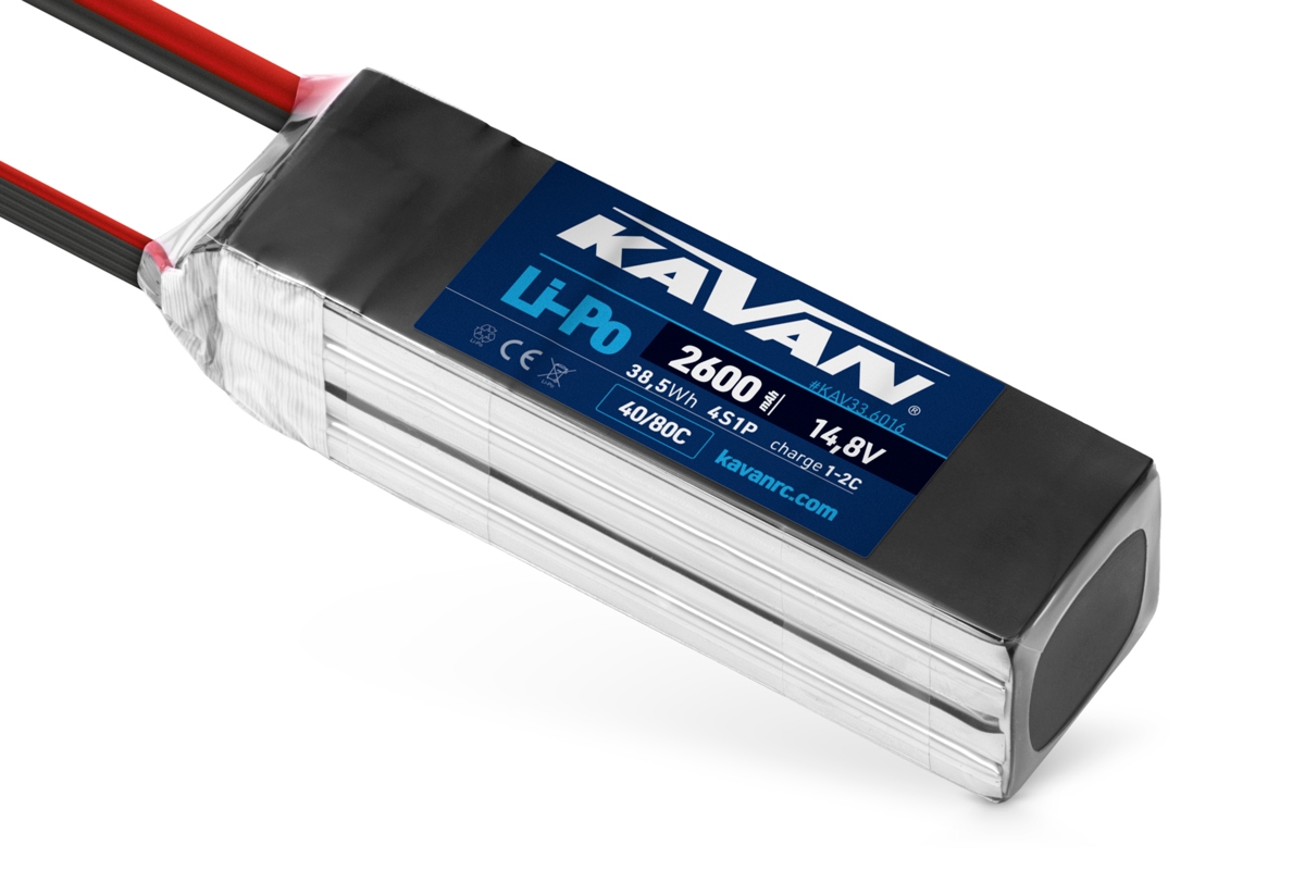 Fotografie produktu: KAVAN Li-Po 2600mAh/14,8V 40/80C 38,5Wh