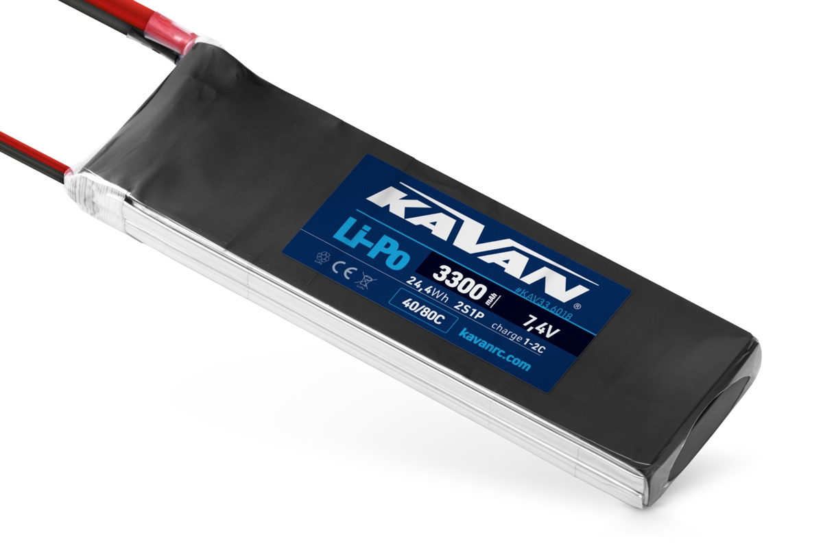 Fotografie produktu: KAVAN Li-Po 3300mAh/7,4V 40/80C 24,4Wh