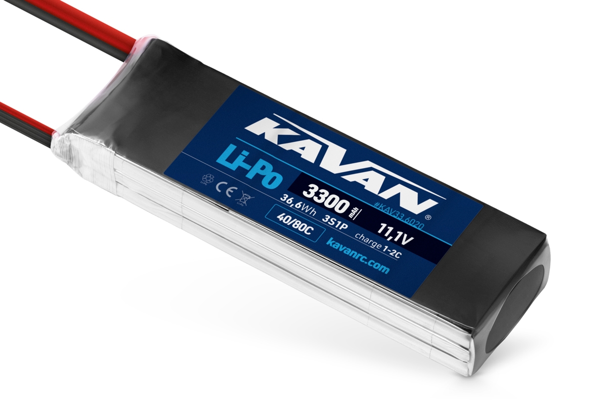 Fotografie produktu: KAVAN Li-Po 3300mAh/11,1V 40/80C 36,6Wh