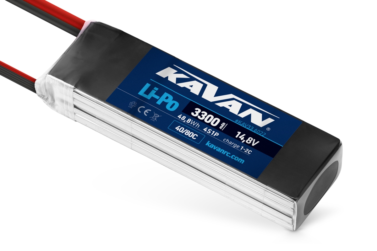 Fotografie produktu: KAVAN Li-Po 3300mAh/14,8V 40/80C 48,8Wh