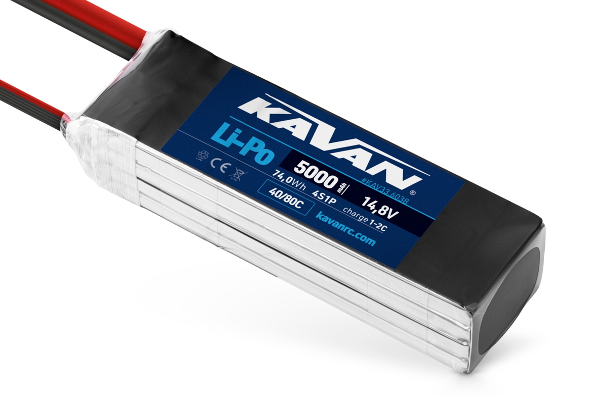 Fotografie produktu: KAVAN Li-Po 5000mAh/14,8V 40/80C 74,0Wh