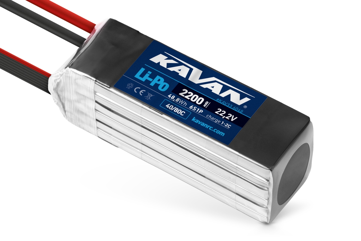 Fotografie produktu: KAVAN Li-Po 2200mAh/22,2V 40/80C, 48,8Wh