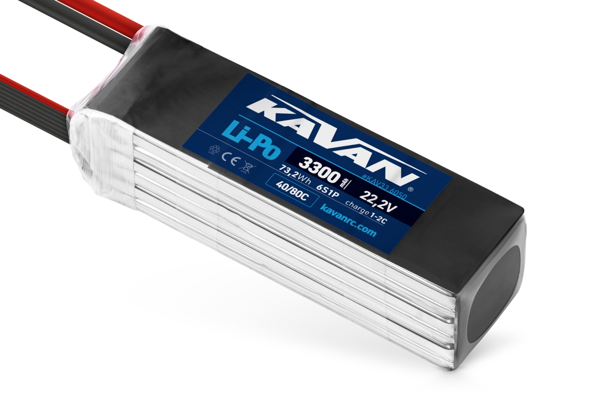 Fotografie produktu: KAVAN Li-Po 3300mAh/22,2V 40/80C, 73,2Wh