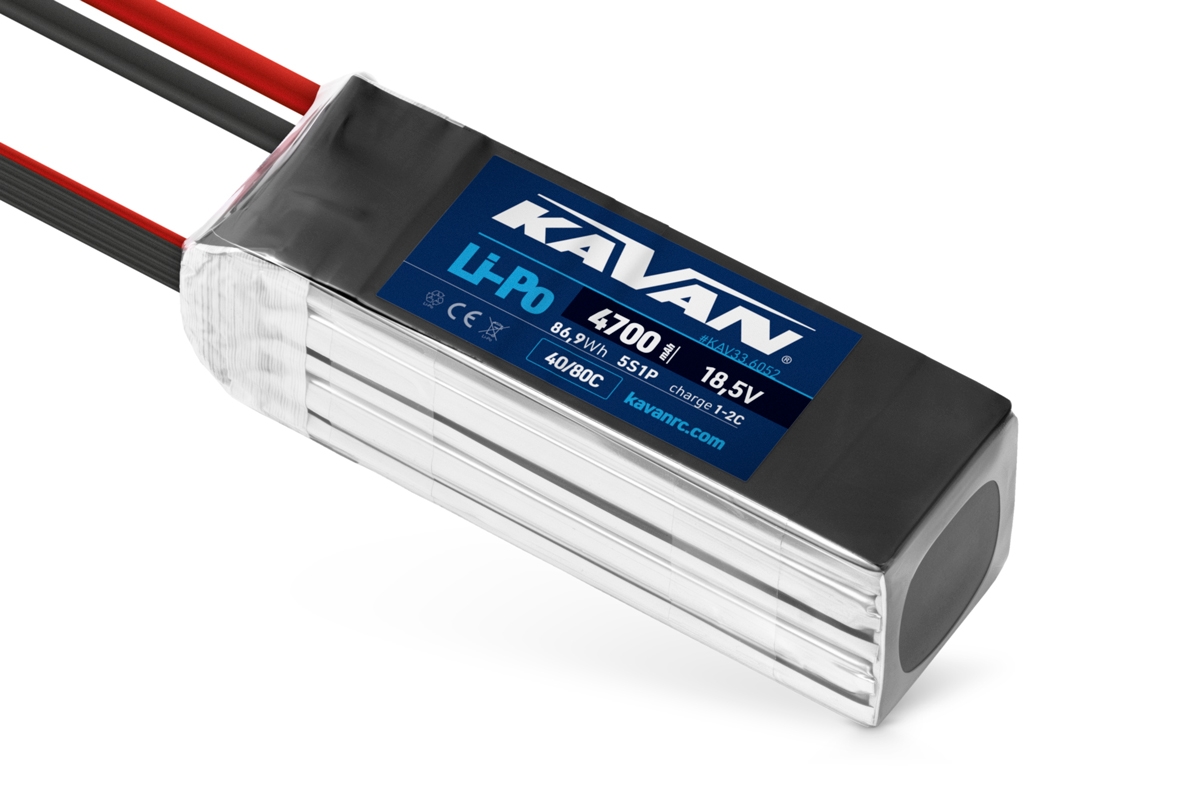 Fotografie produktu: KAVAN Li-Po 4700mAh/18,5V 40/80C, 86,9Wh