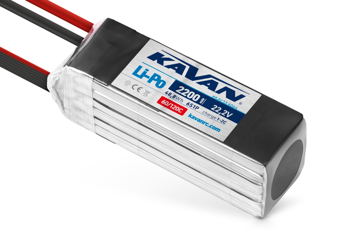 Fotografie produktu: KAVAN - Li-Po 2200 mAh/22,2 V 60/120C, 48,8 Wh