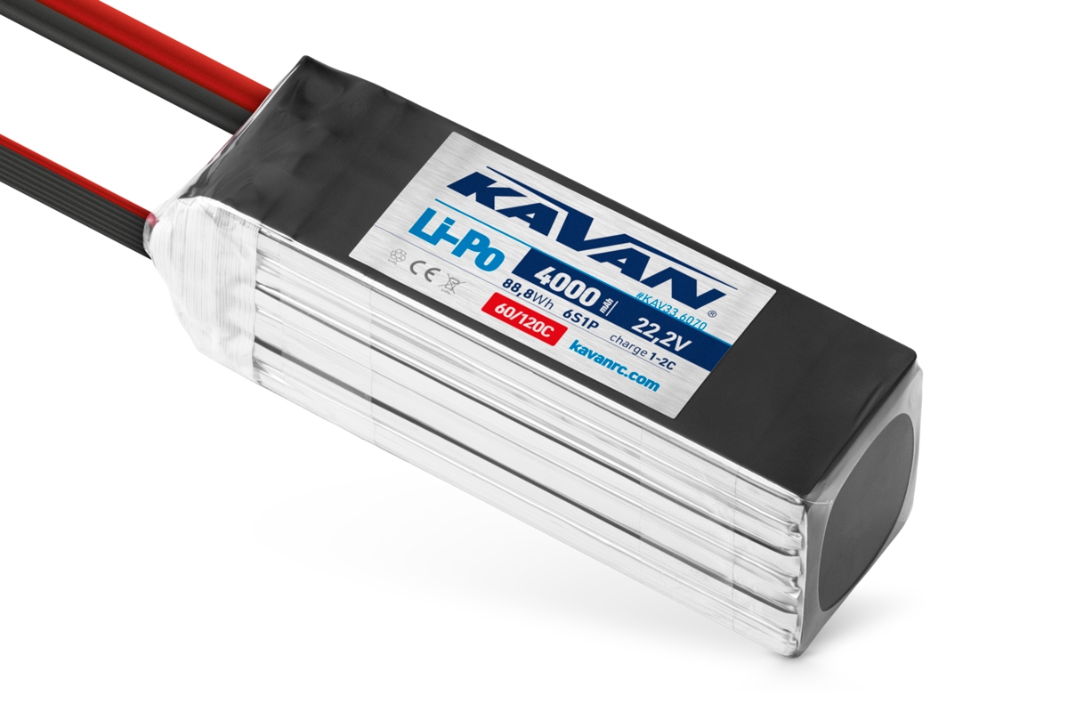 Fotografie produktu: KAVAN - Li-Po 4000 mAh/22,2 V 60/120C, 88,8 Wh