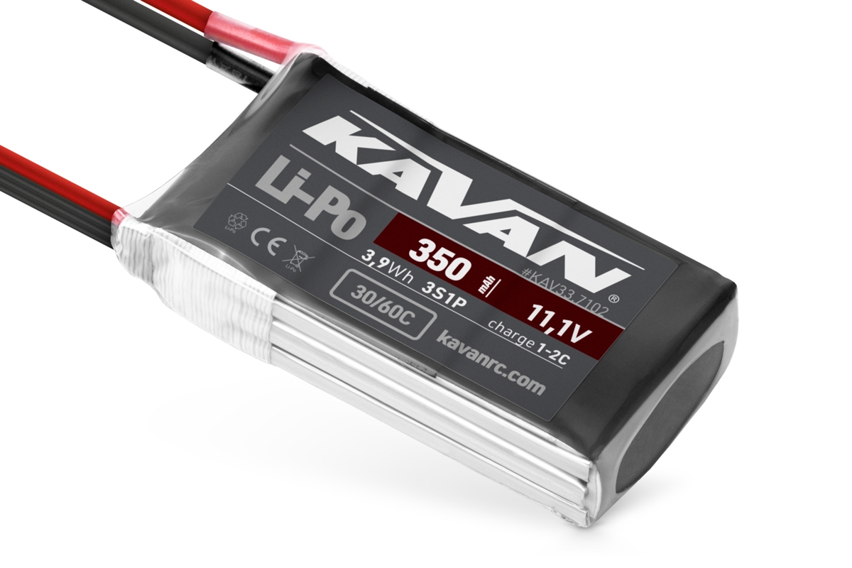 Fotografie produktu: KAVAN Li-Po 350mAh/11,1V 30/60C Air pack