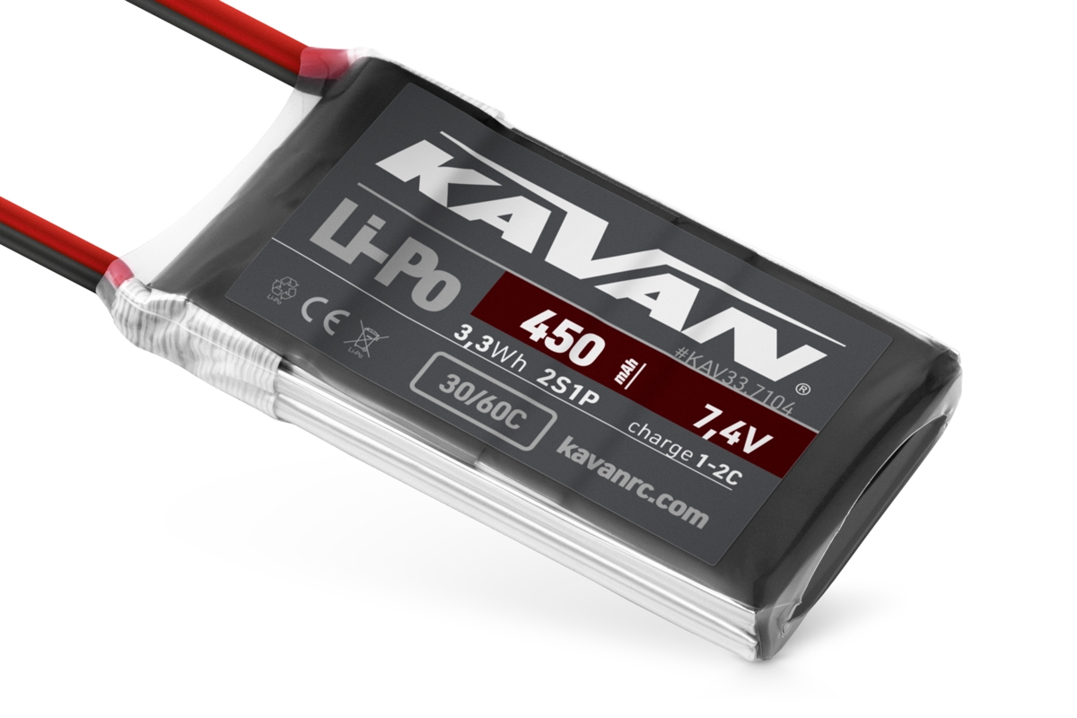 Fotografie produktu: KAVAN Li-Po 450mAh/7,4V 30/60C Air pack