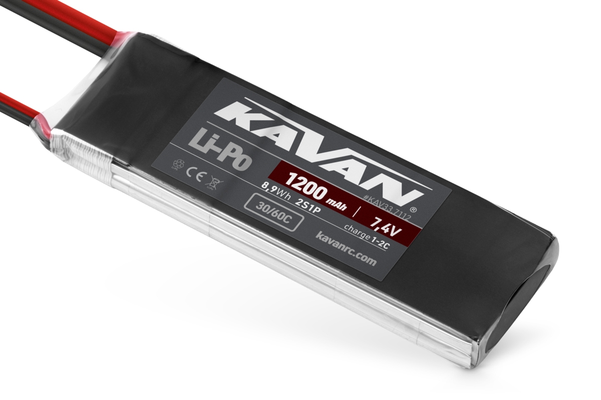 Fotografie produktu: KAVAN Li-Po 1200mAh/7,4V 30/60C Air pack