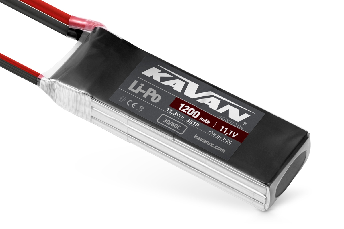 Fotografie produktu: KAVAN Li-Po 1200mAh/11,1V 30/60C Air pack