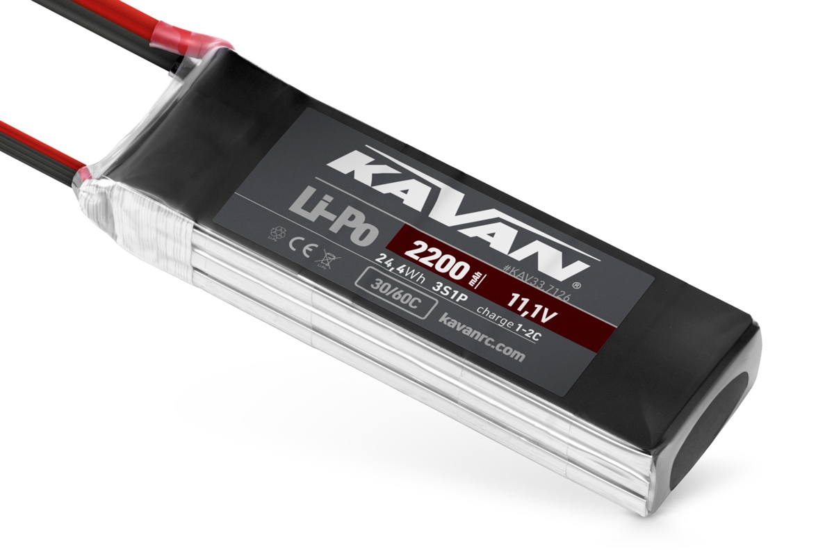Fotografie produktu: KAVAN Li-Po 2200mAh/11,1V 30/60C Air pack