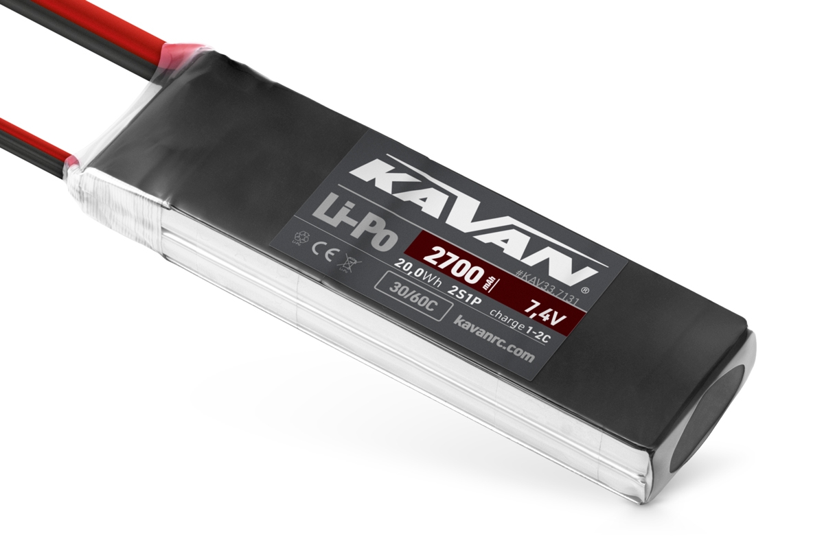 Fotografie produktu: KAVAN Li-Po 2700mAh/7,4V 30/60C Air pack