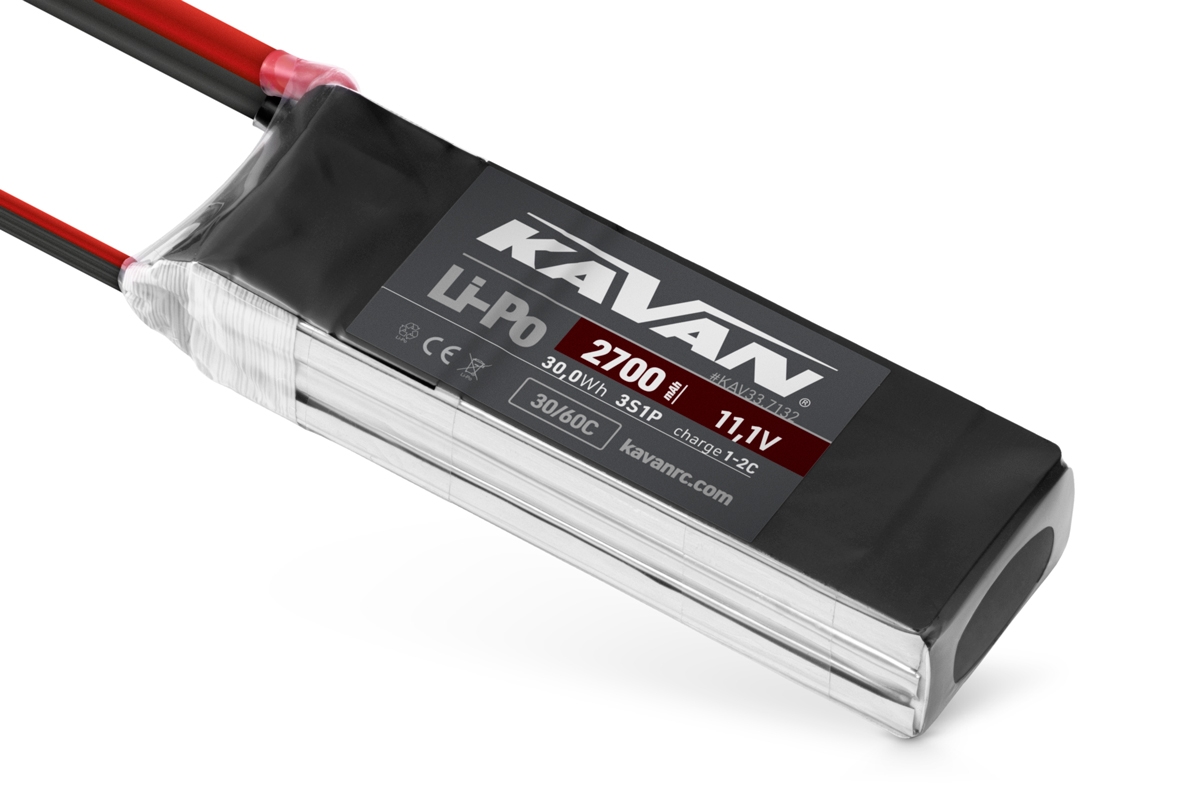 Fotografie produktu: KAVAN Li-Po 2700mAh/11,1V 30/60C Air pack