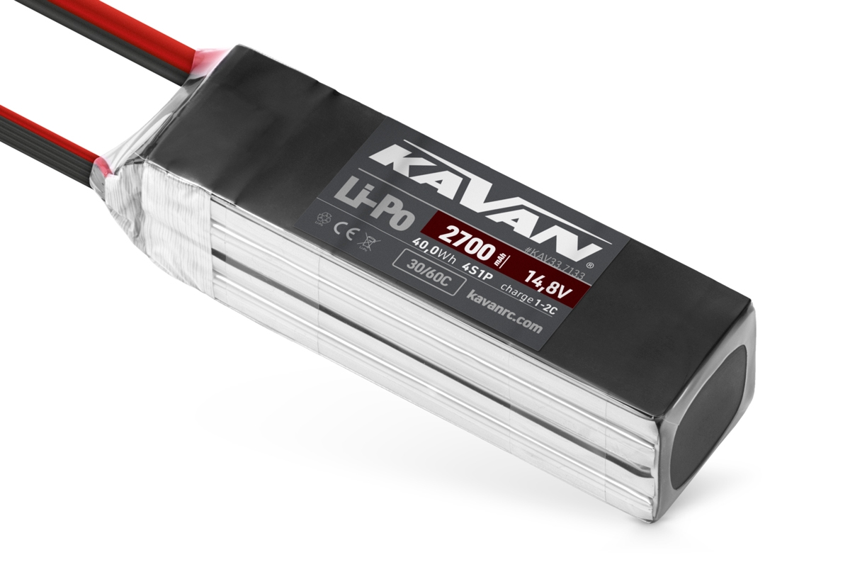 Fotografie produktu: KAVAN Li-Po 2700mAh/14,8V 30/60C Air pack