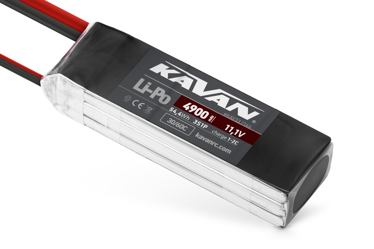 Fotografie produktu: KAVAN Li-Po 4900mAh/11,1V 30/60C Air pack+XT60 plug