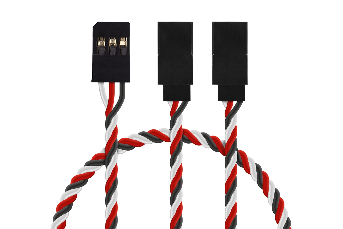Fotografie produktu: KAVAN Y-kabel kroucený 15cm FUT (PVC)