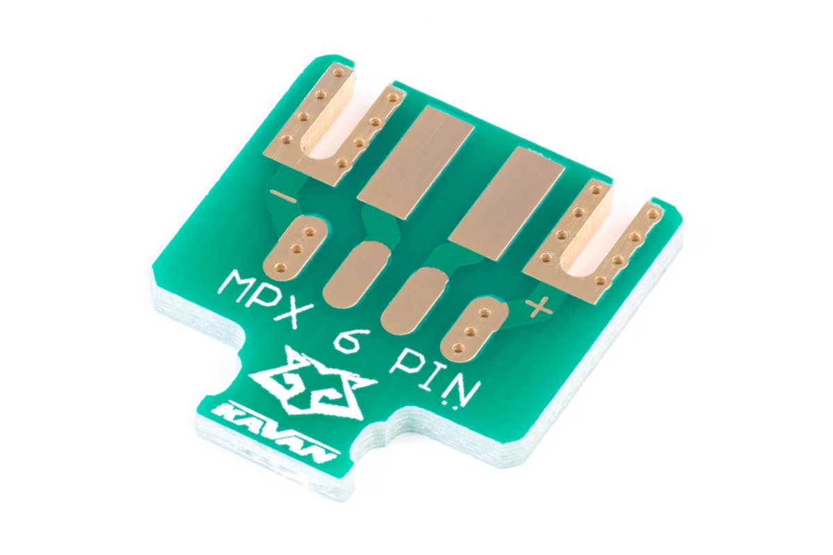 Fotografie produktu: KAVAN Pájecí destička MPX 6pin konektoru 2ks