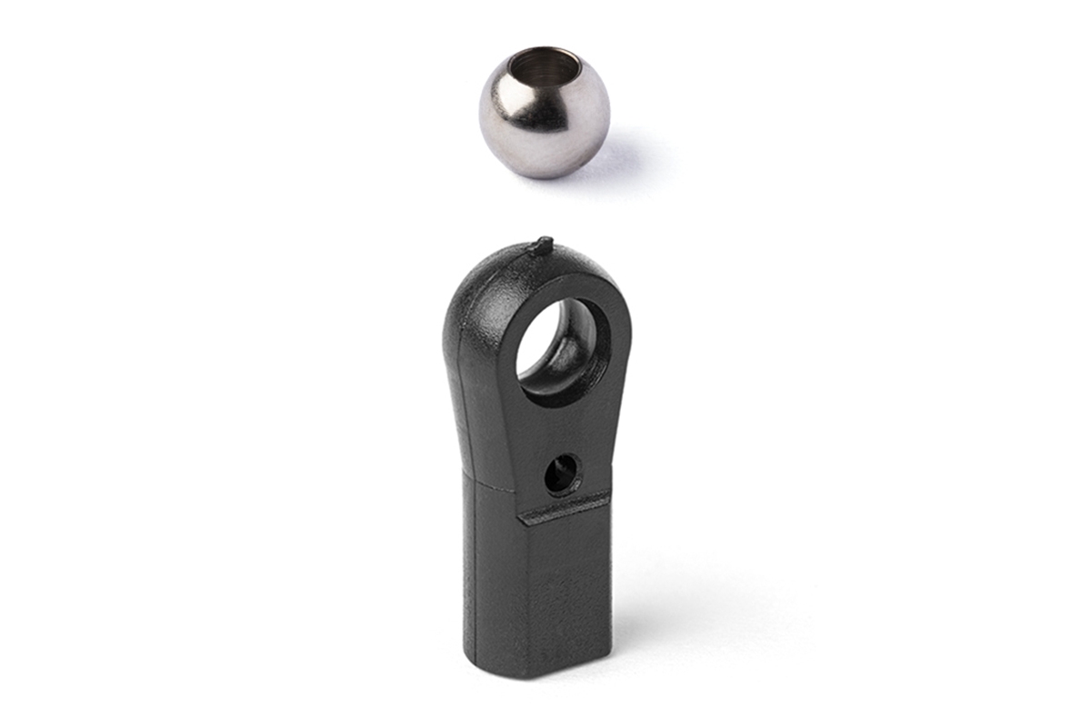 Fotografie produktu: KAVAN MAXI kloubek M3 s kuličkou 6,0mm a vrtáním 3,0mm , 2 ks.