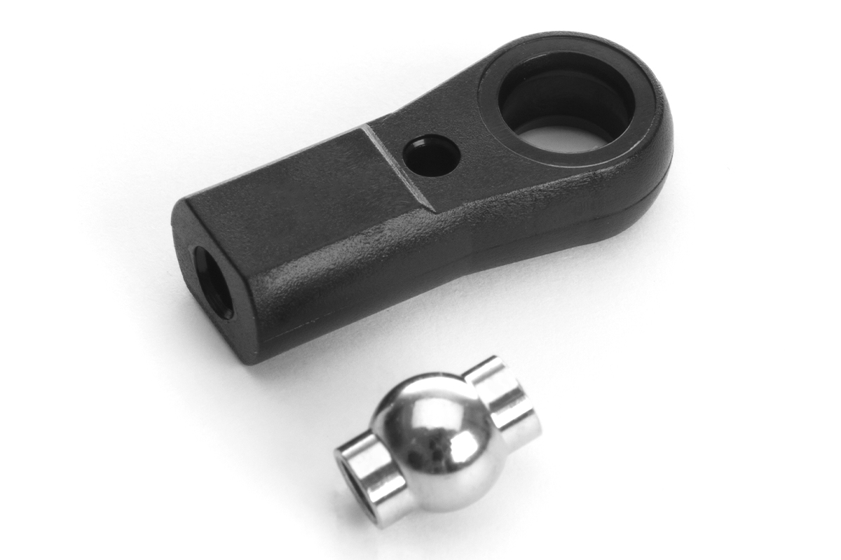 Fotografie produktu: KAVAN MAXI kloubek M3 s kulovým kloubem 6,0mm a vrtáním 3,0mm, 10 ks.