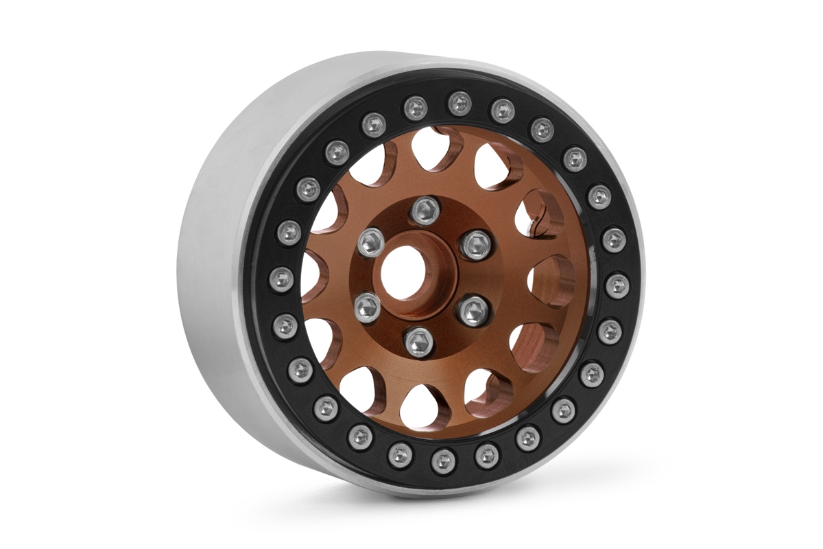 Fotografie produktu: KAVAN 1.9'' Hliníkové beadlock disky pro 1/10 crawler/expedice bronzové - 2 ks