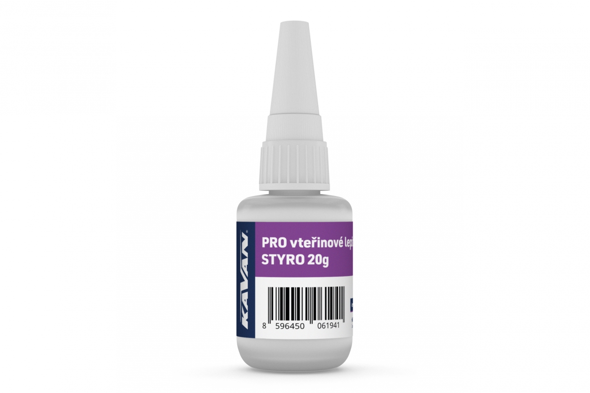 Fotografie produktu: KAVAN PRO styro vteřinové lepidlo 20g