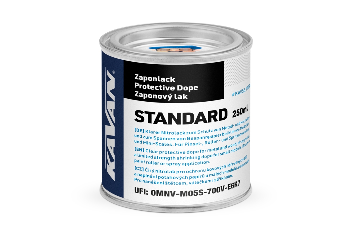 Fotografie produktu: KAVAN zaponový lak STANDARD, 250ml