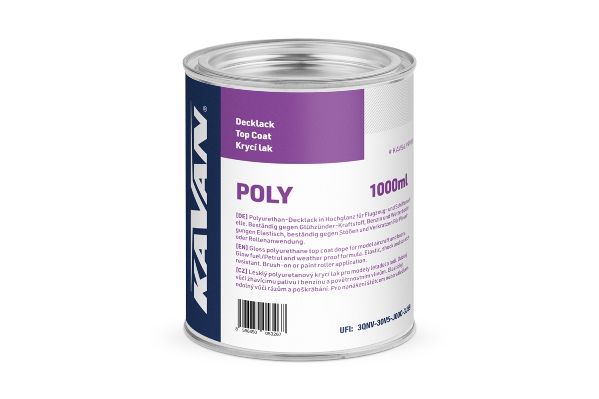 Fotografie produktu: KAVAN krycí lak POLY, 1000ml