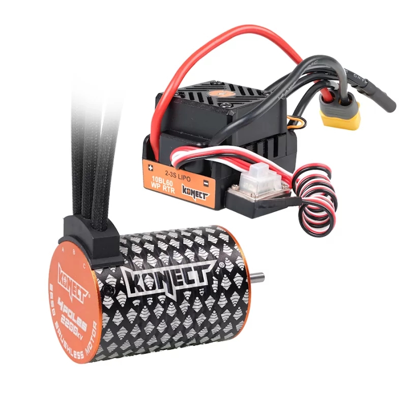 Fotografie produktu: KONECT COMBO BRUSHLESS 60A WP + 4P 3650SL 2200KV motor