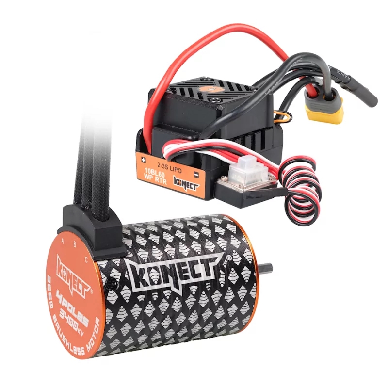 Fotografie produktu: KONECT COMBO BRUSHLESS 60A WP + 4P 3650SL 3400KV motor