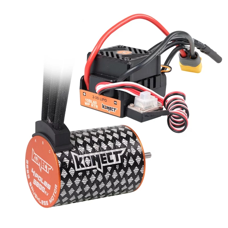 Fotografie produktu: KONECT COMBO BRUSHLESS 60A WP + 4P 3650SL 3800KV motor