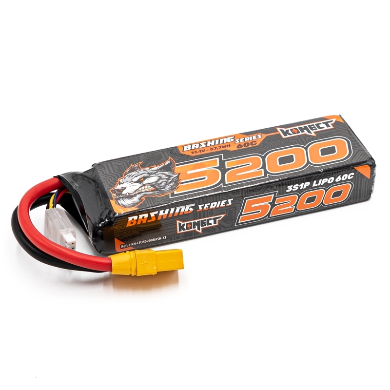Fotografie produktu: KONECT LiPo 5200mah 11.1V 60C 3S1P 57,7Wh, XT60 konektor