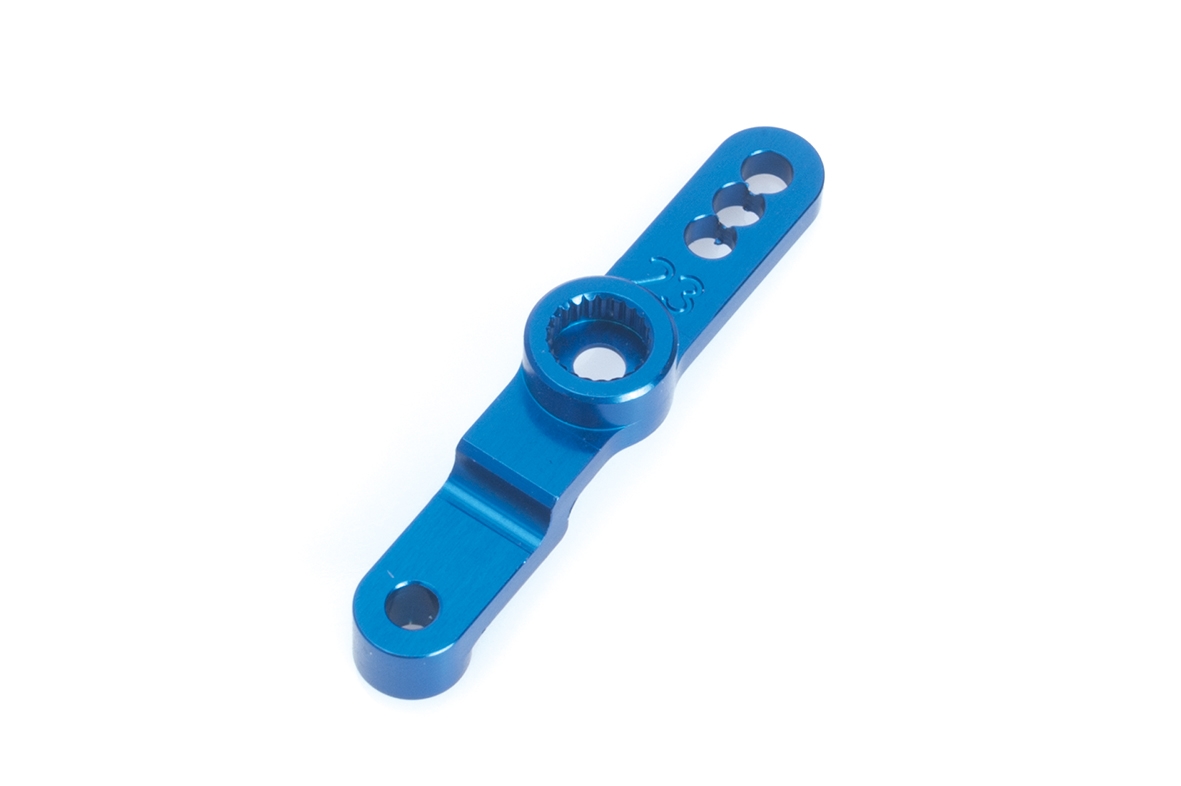 Fotografie produktu: LRP Electronic Alu páka serva plyn (modrá) - SANWA/KO PROPO/JR PROPO/GRAUPNER/JR (23)