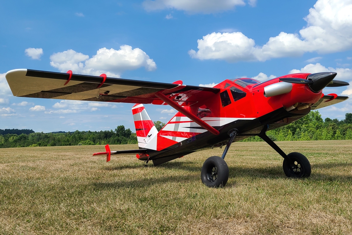 Fotografie produktu: Legacy Aviation 140" Turbo Bushmaster - Červená/Bílá 3,51m