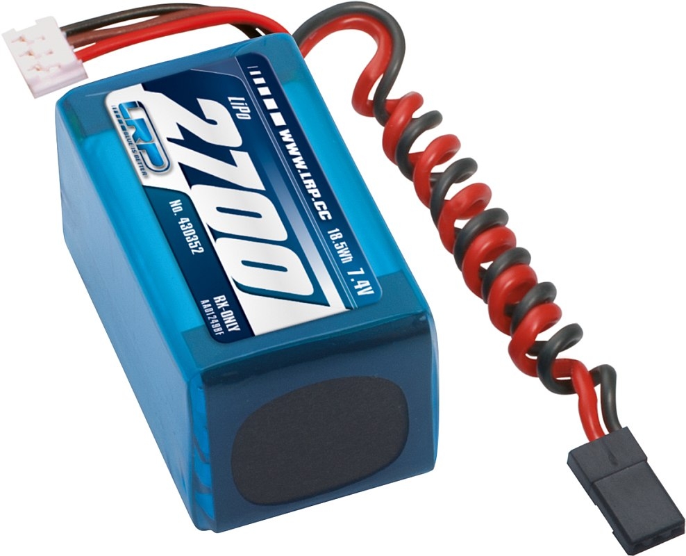 Fotografie produktu: LRP Electronic LiPo RX-Pack 2/3A pyramida 2700mAh - RX-7.4V